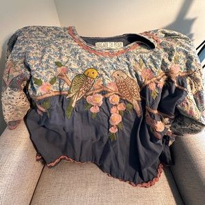 Magnolia Pearl block print Tora shirt